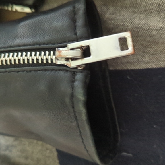 Zara leather jacket size S - Picture 7 of 9